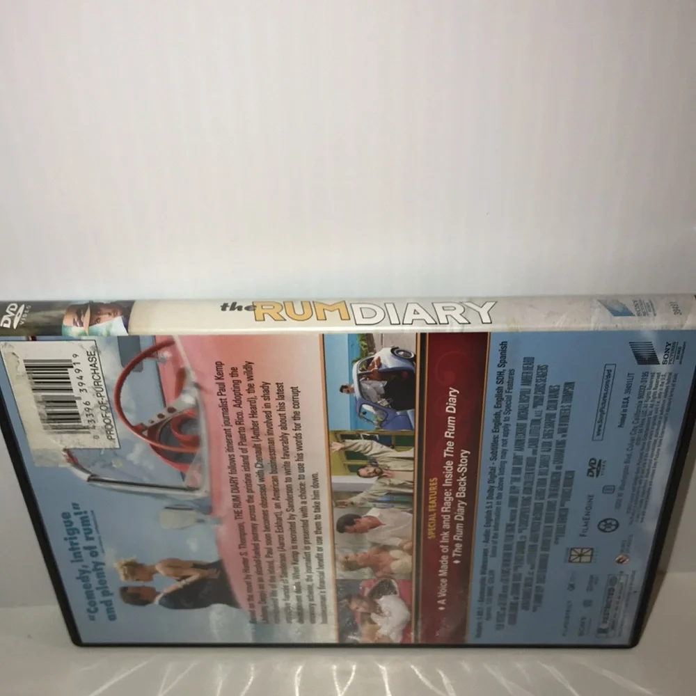 Blu-ray Disc Johnny Depp in The Rum Diary pre owned